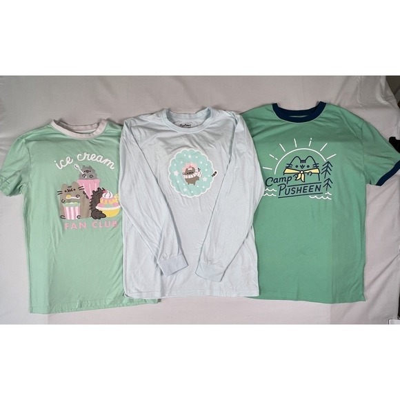 Pusheen Exclusive Box Lot Bundle New Limited Edition Collectibles 3 Shirts S - Picture 8 of 16